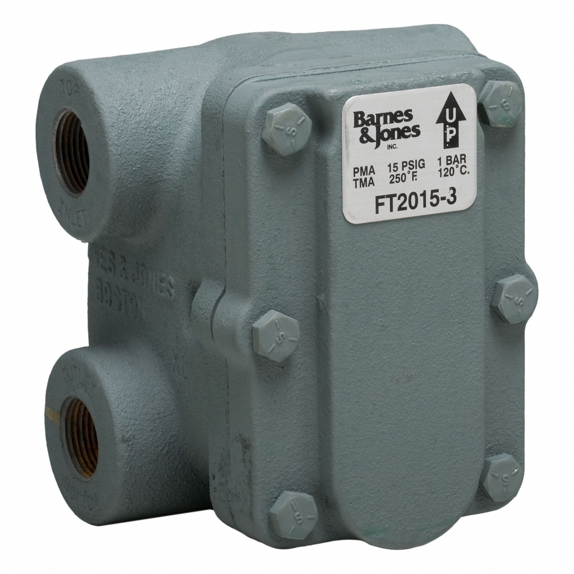 BARNES & JONES Steam Trap: Cast Iron - Cast Iron C-Pattern Float & Thermostatic Steam Traps