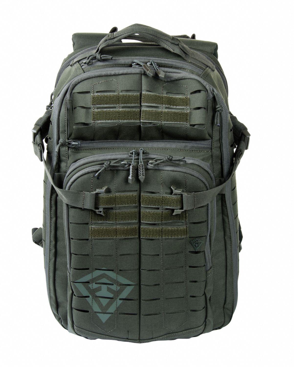 Tactical Backpack: Wolf Grey, 500D Nylon, 1, 670 cu in Holds, 18 in Lg (In.)