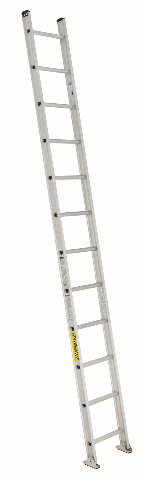 3100D SERIES STRAIGHT LADDER, 18 IN W X 12 FT H, TYPE IA ANSI, ALUMINUM