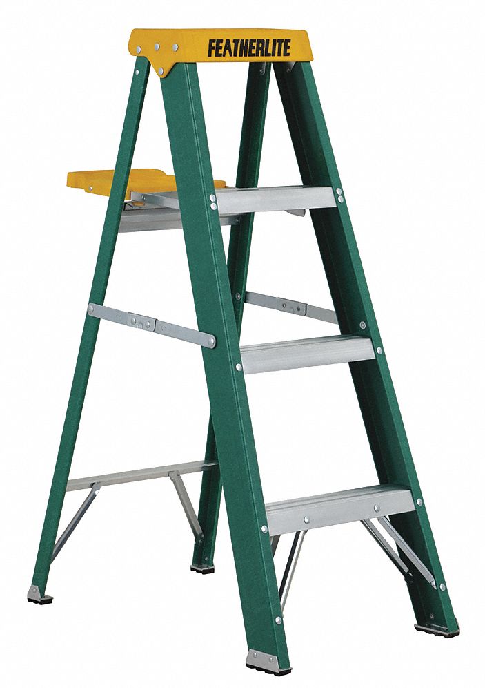 5800 SERIES STEPLADDER, 4 FT H, TYPE II ANSI, FIBREGLASS