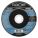 GRINDING WHEEL, HEAVY-DUTY, TYPE 27, 24 GRIT, 13,300 RPM, 4 1/2 X 1/4 IN, 7/8 IN ARBOR