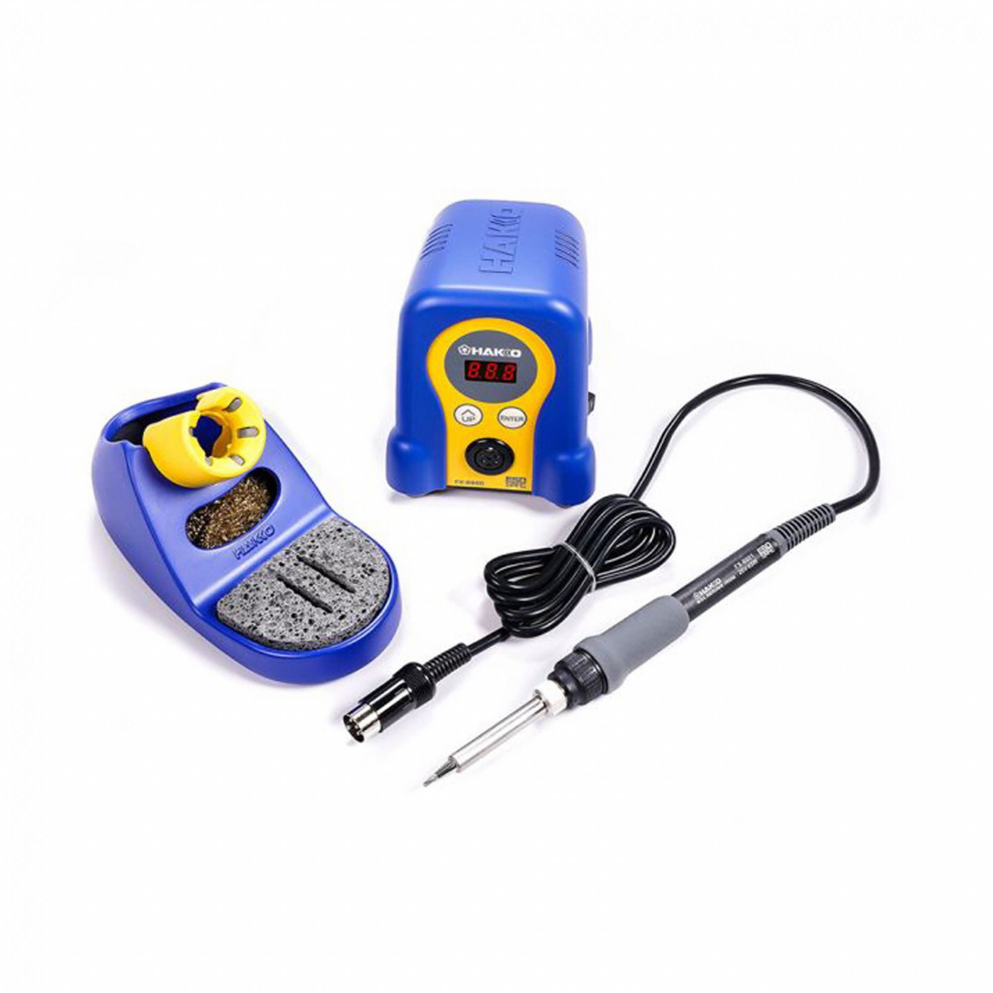 HAKKO Soldering Station: 1 Channel, 70 W, Soldering Iron, Complete Station