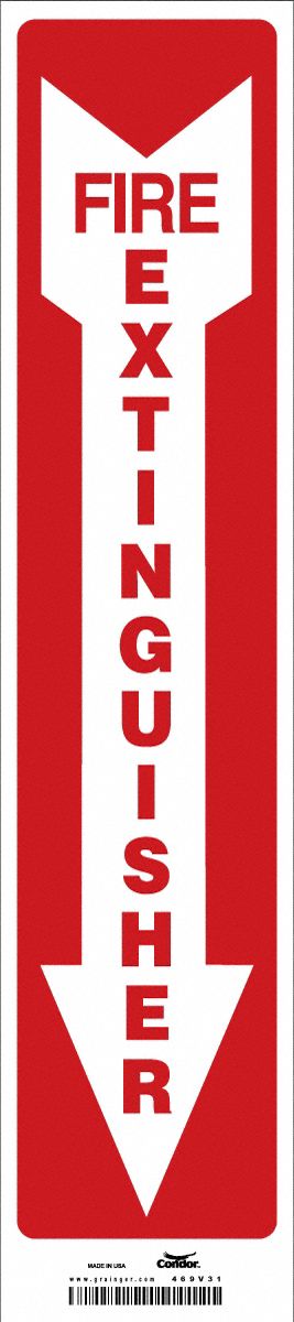 PANNEAU SECURITE,18PO X 4PO,VINYLE,PQ6