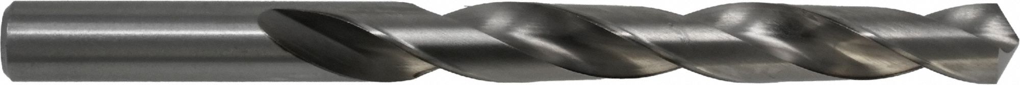 Jobber Length Drill Bit: 1/16", 118° Point, HSS, Slow Spiral