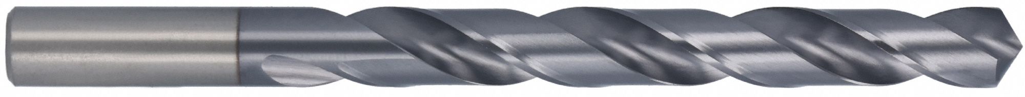 Jobber Length Drill Bit: #1, 118° Point, TiCN-Coated HSS