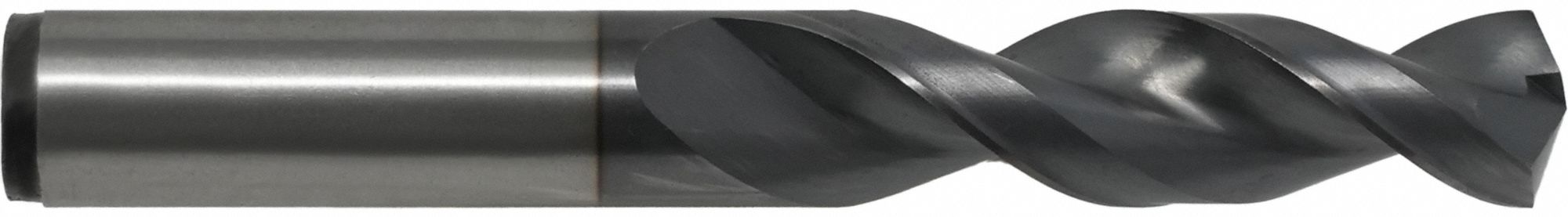 Screw Machine Drill Bit: #1, 135° Split Point, TiCN-Coated Cobalt