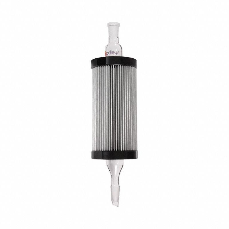 Acetal and HT Silicone (Plug and Seal); Anodized Aluminum (Finned Jacket); Borosilicate Glass (Inner or Wetted Parts)