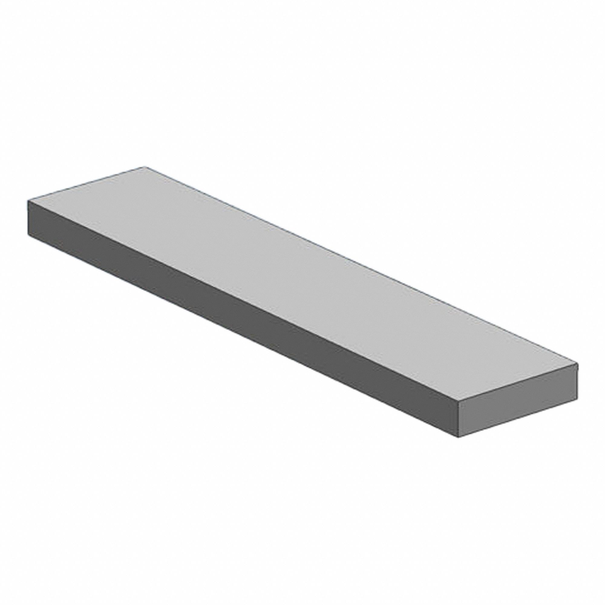 Stainless Steel Square Bar: 303, 1 in Thick, 1 in x 6 in (W x L), Cold Worked, Mill, Annealed