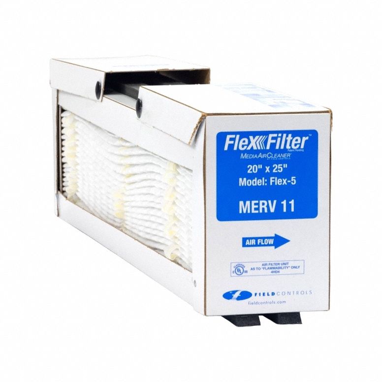 Air Filter: 201/2120/2200, 1, 041 cfm Airflow - Max, 25 in x 20 in x 4 in, 6 PK