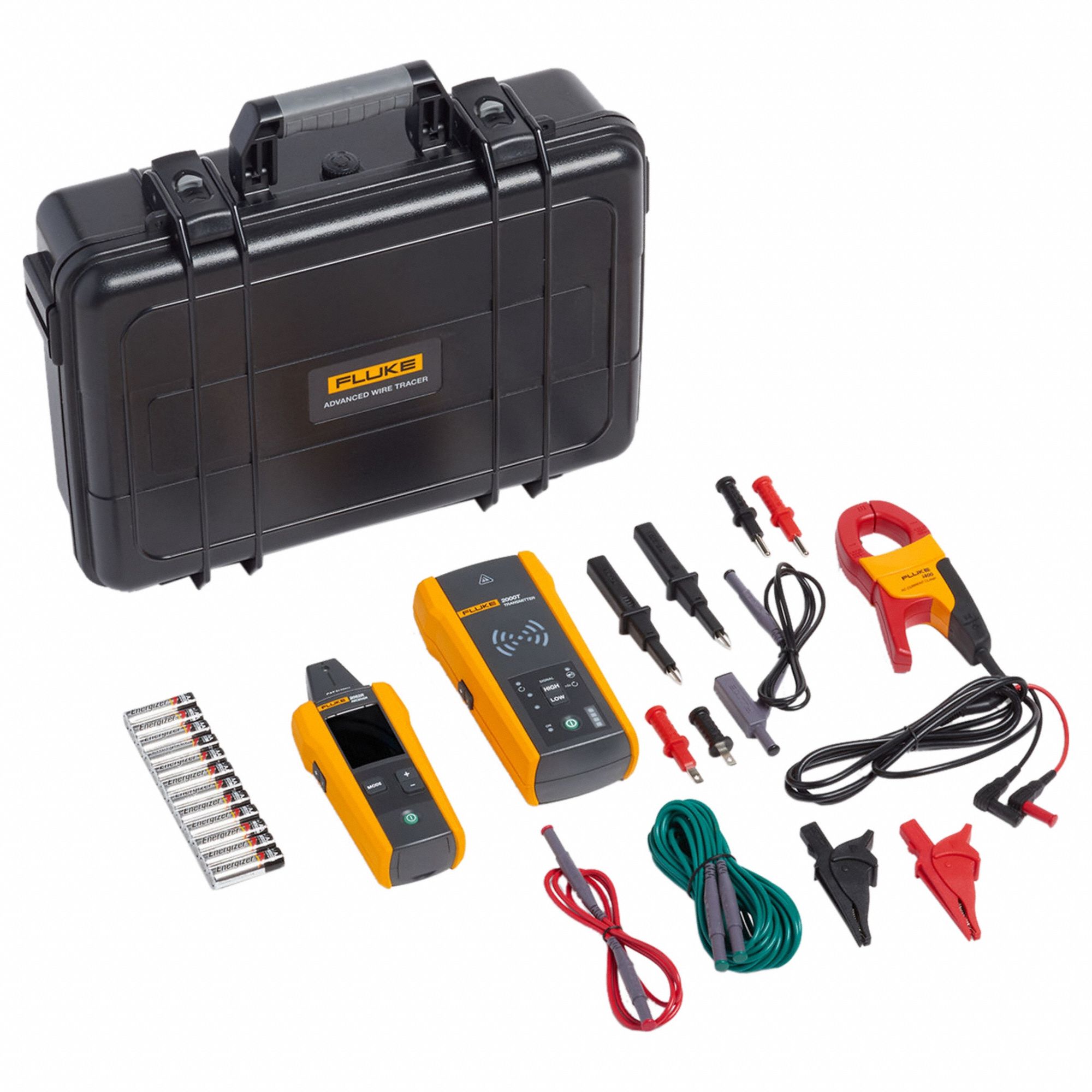 Circuit Tracer Kit: 0 to 600V AC/DC, Digital, Audible, CAT IV 600V, GFCI/Std