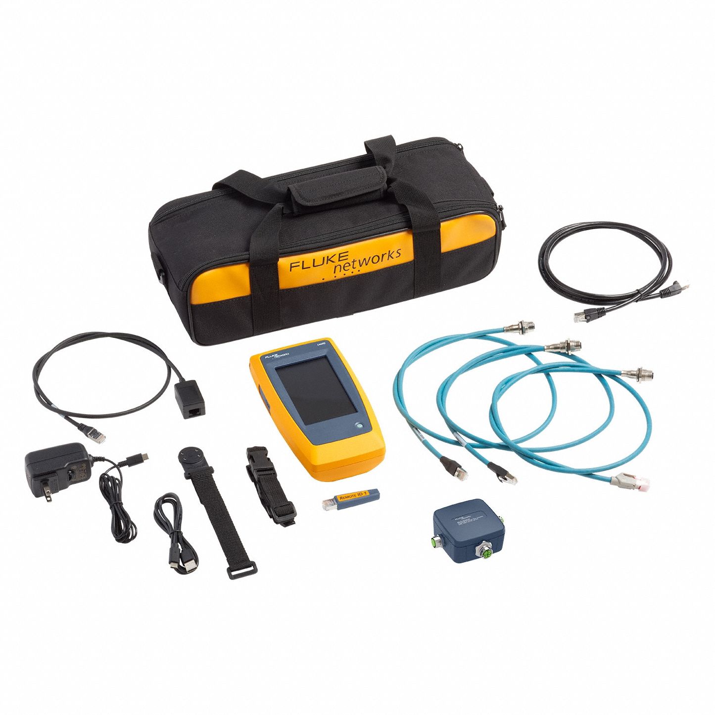 FLUKE NETWORKS, LIQ-100-IE/FPC3, Cable Network Tester, Cable Network ...