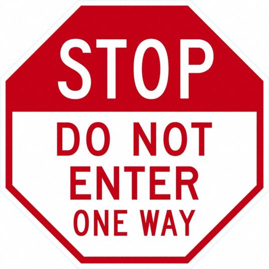 18 in x 18 in Nominal Sign Size, 18 in x 18 in Nominal Sign Size (W x H ...