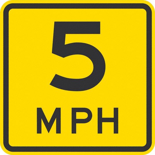 18 in x 18 in Nominal Sign Size (W x H), Aluminum, Traffic Sign ...