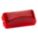 CLEARANCE MARKER LAMP, LED, RECTANGULAR, RED, BRACKET/GROMMET, P2 SAE LENS