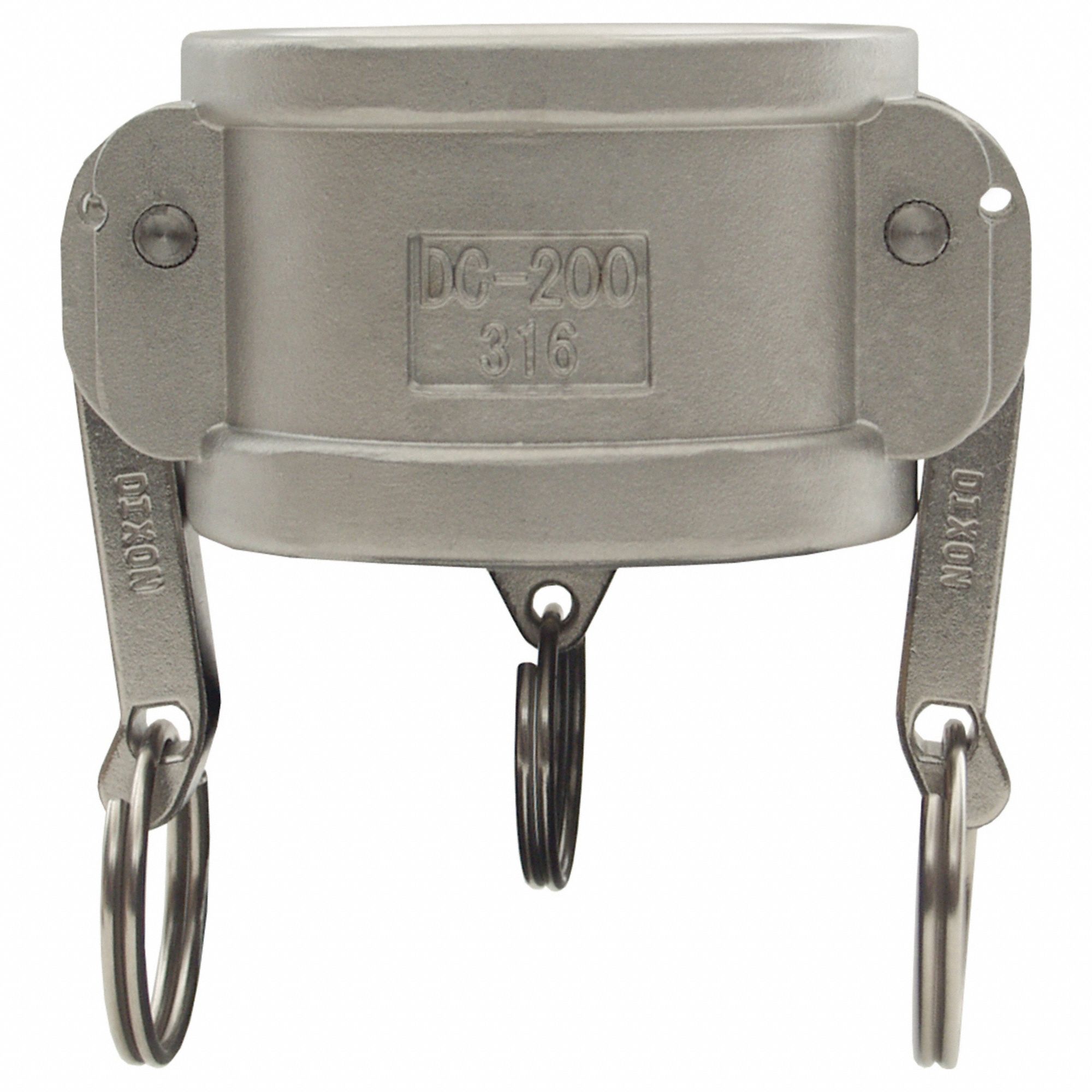 Cam and Groove, Dust Cap SS, 2"