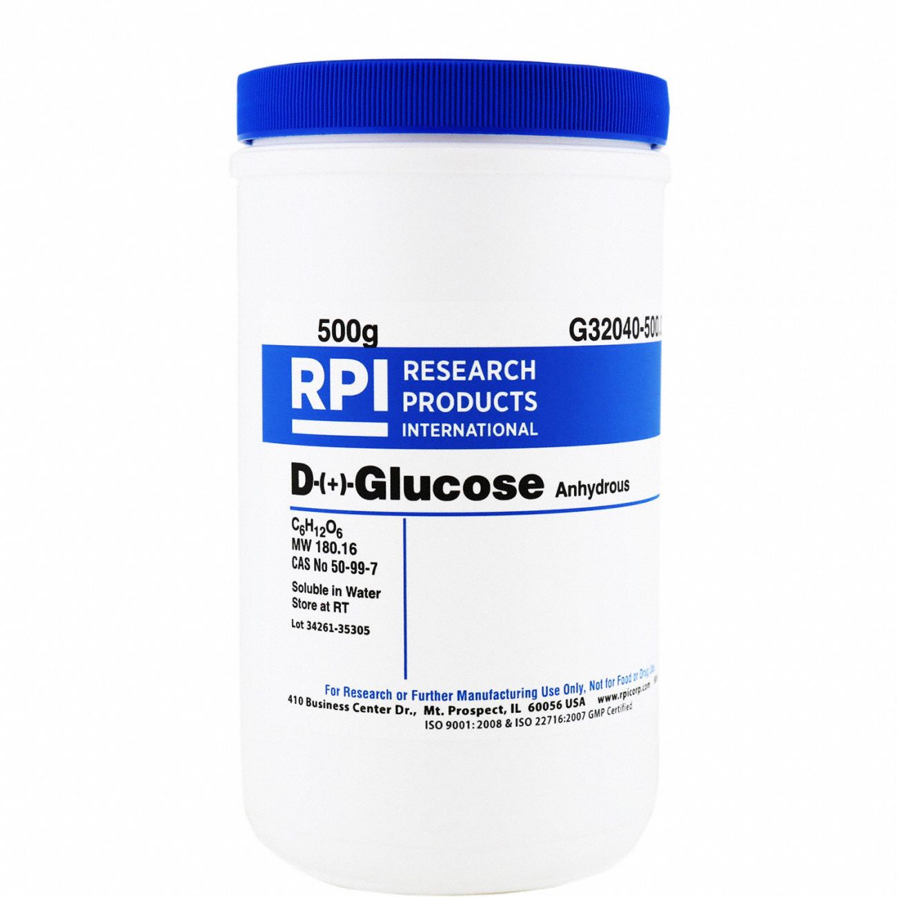 D-(+)-Glucose, Anhydrous, 500g