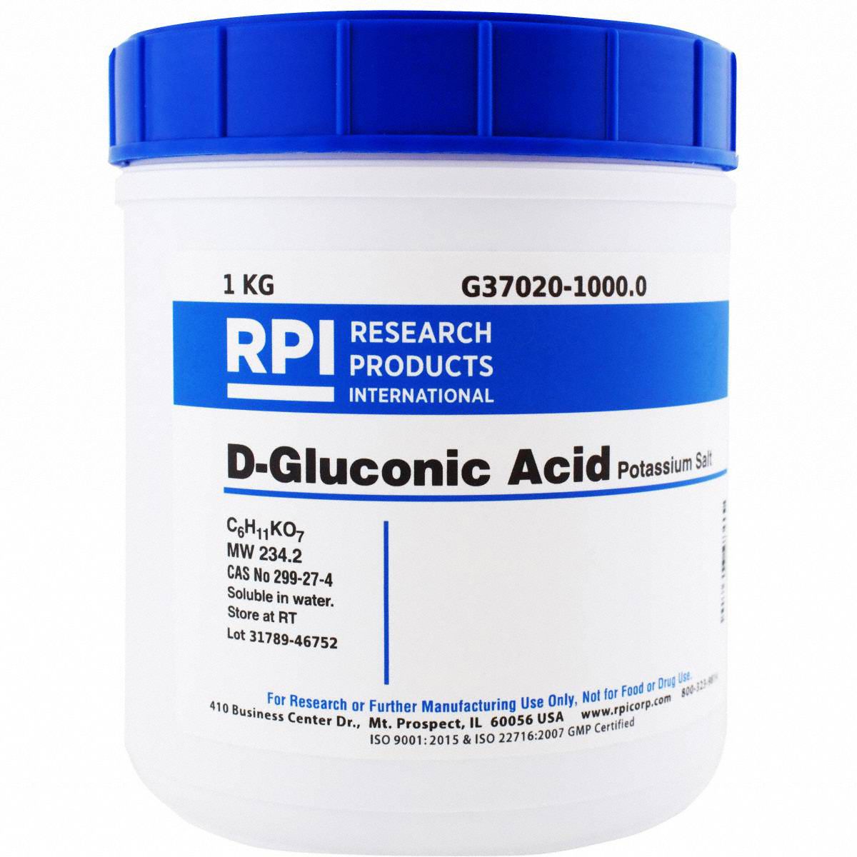 D-Gluconic Acid,  Potassium Salt , 1kg