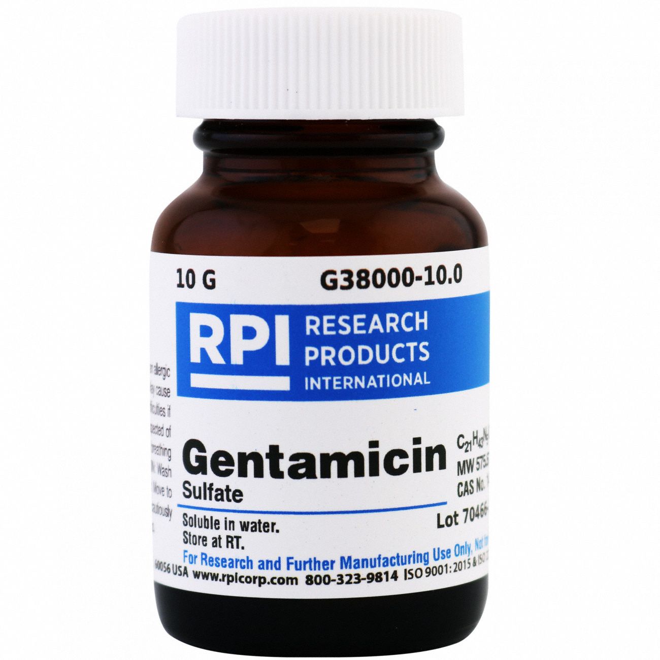 Gentamicin Sulfate, 10g