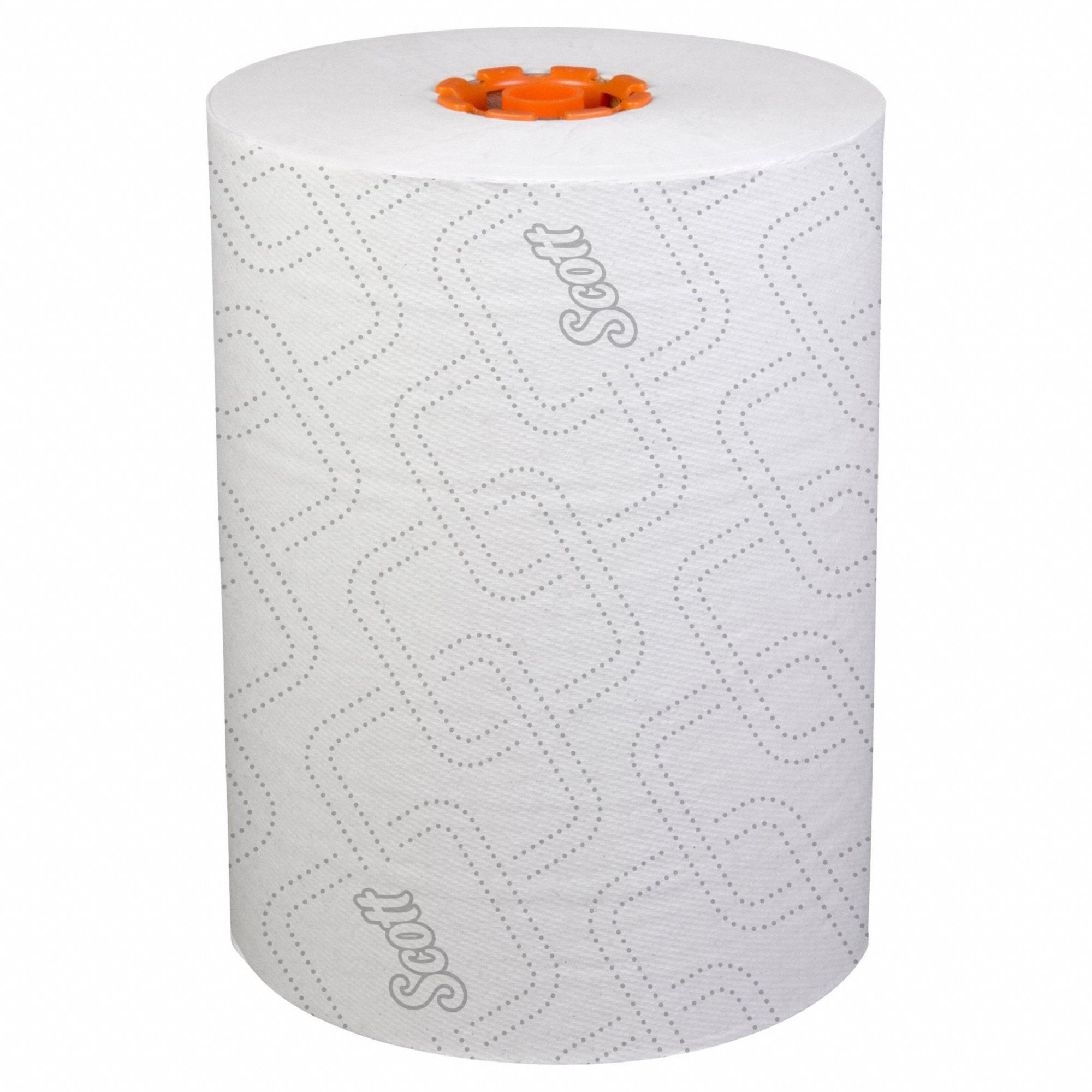 PAPER TOWEL ROLL, HARDWOUND, 1-PLY, WHITE, 580 FT X 8 IN, PROPRIETARY, 6 PK