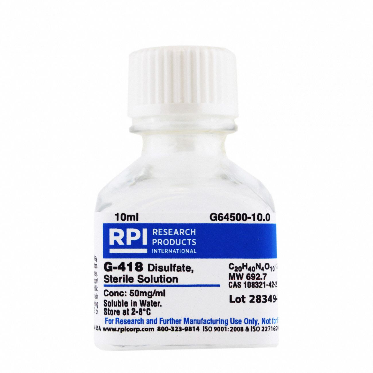 G-418 Disulfate,  Solution10mL