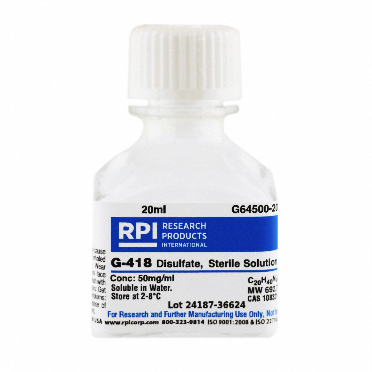 G-418 Disulfate,  Solution, 20mL