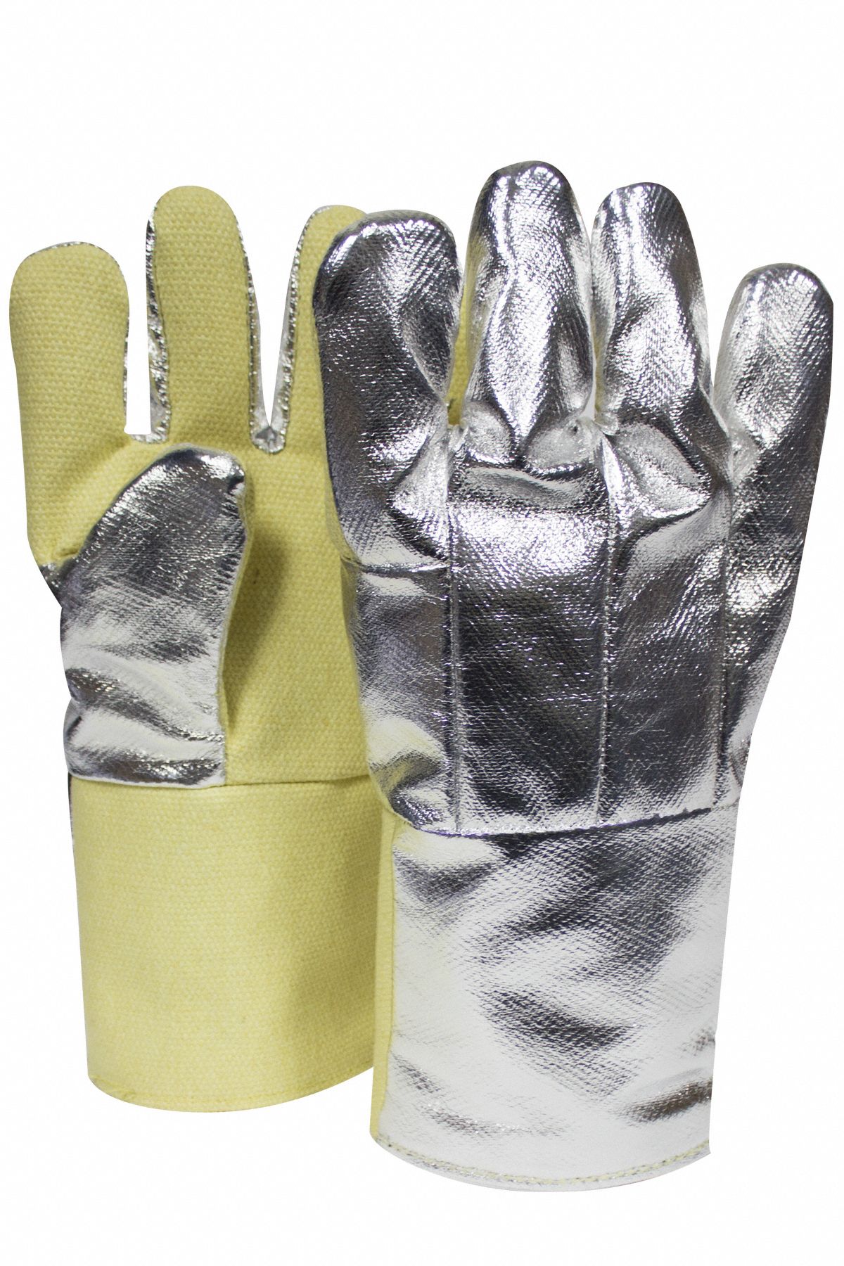 Aluminized Gloves: Universal, Thermobest™, 600°F Max Temp, Gauntlet Cuff