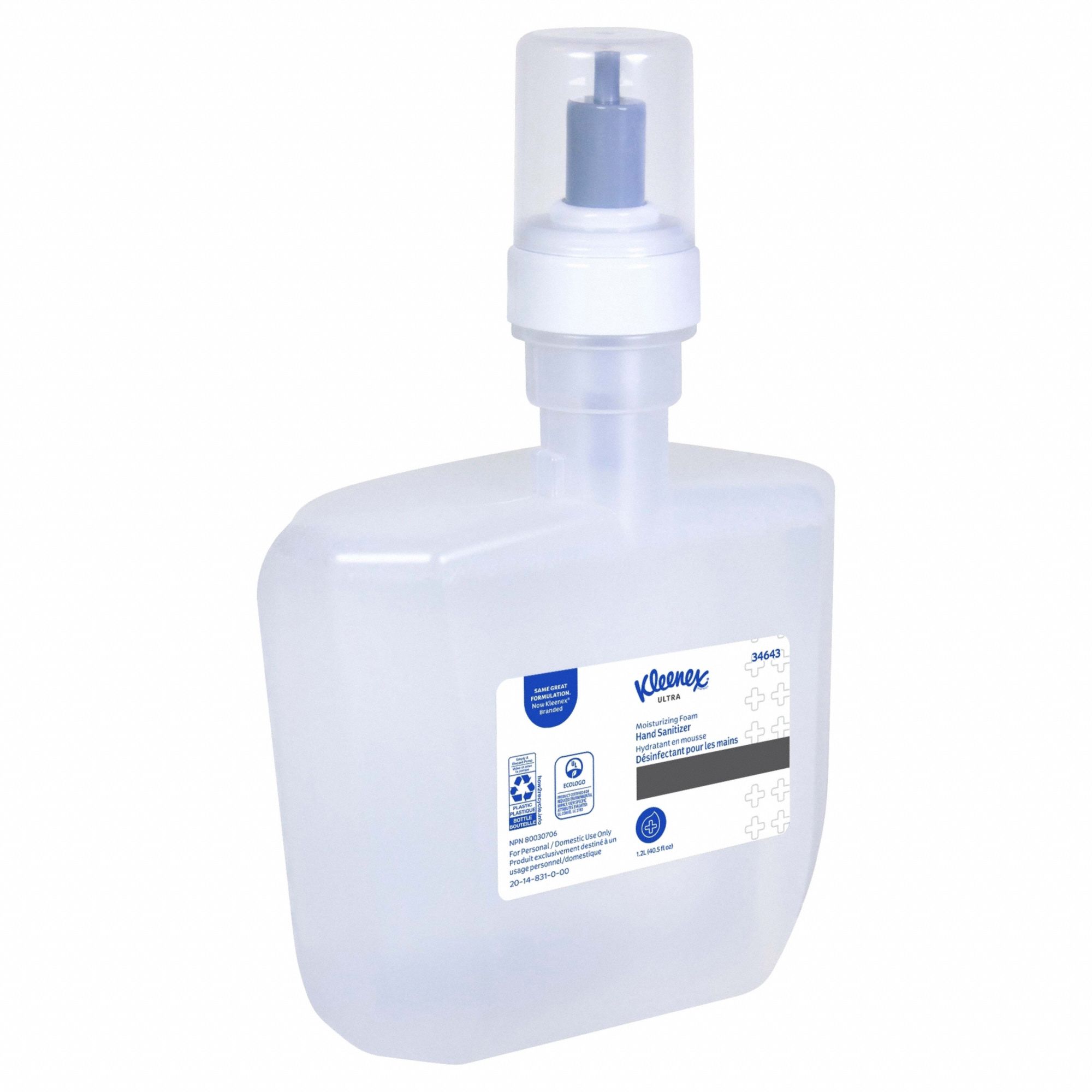 HAND SANITIZERS, REQUIRES DISPENSER, FRAGRANCE FREE, 2 PK
