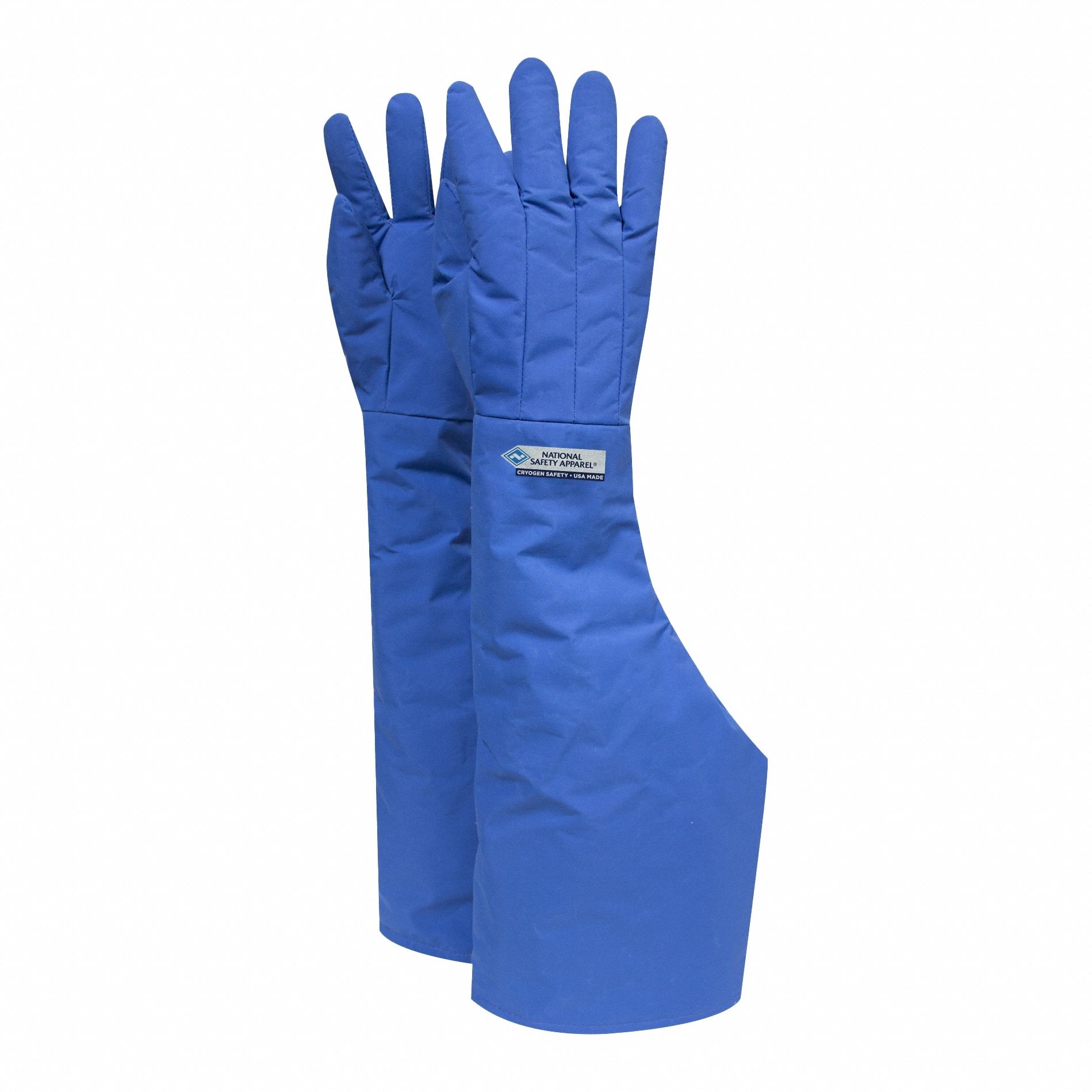 Cryogenic Gloves: Shoulder (26 in), Extended Gauntlet Cuff, Nylon, -58°F Min. Temp., 1 PR