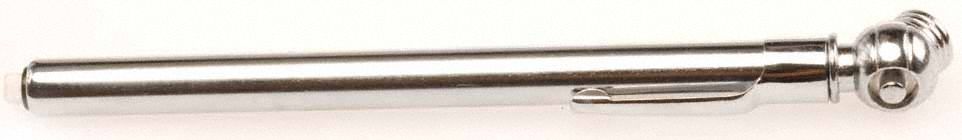 PENCIL TIRE PRESSURE GAUGE, TIRE PRESSURE GAUGE, PENCIL, 2 PSI PRESSURE INCREMENTS, BRASS