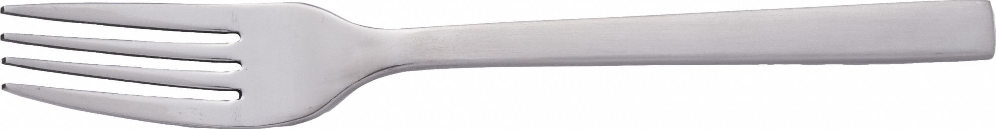 Dinner Fork: Gallery, 18/0, Stainless Steel, 7 7/8 in Overall Lg, Silver