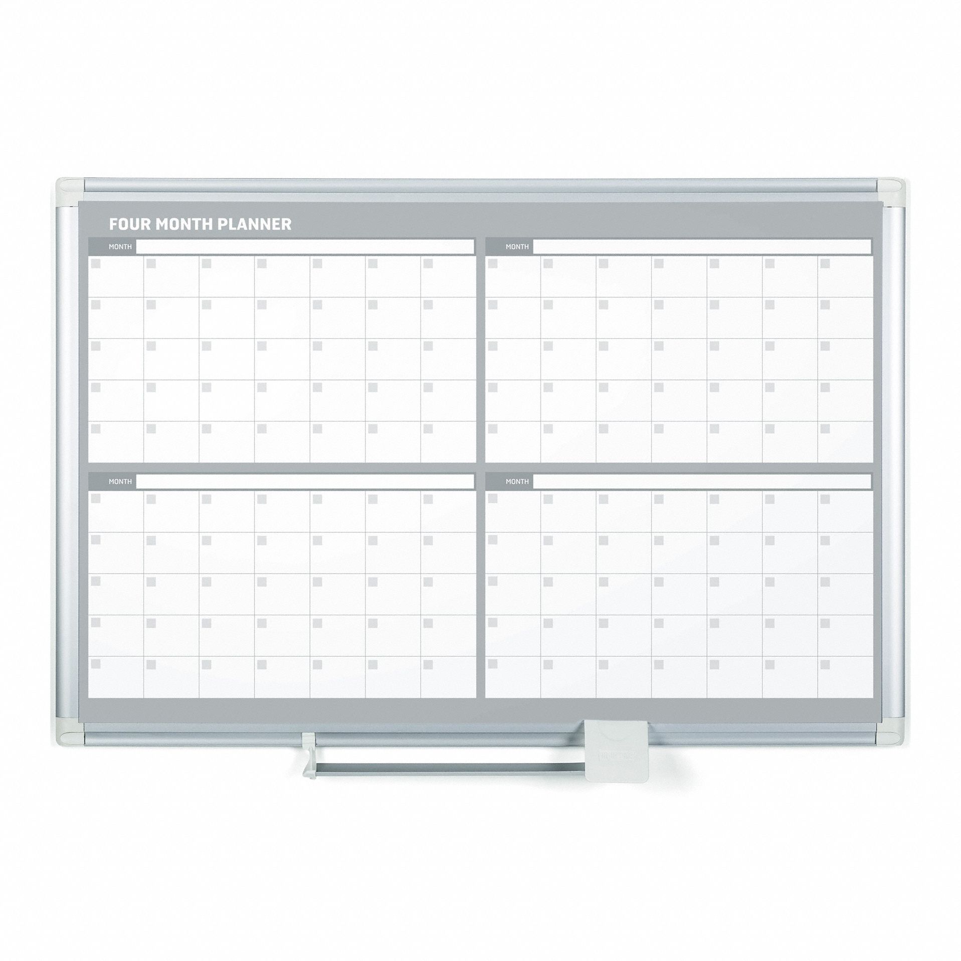 DRY ERASE BOARD,38 IN H,50 IN W,MATTE