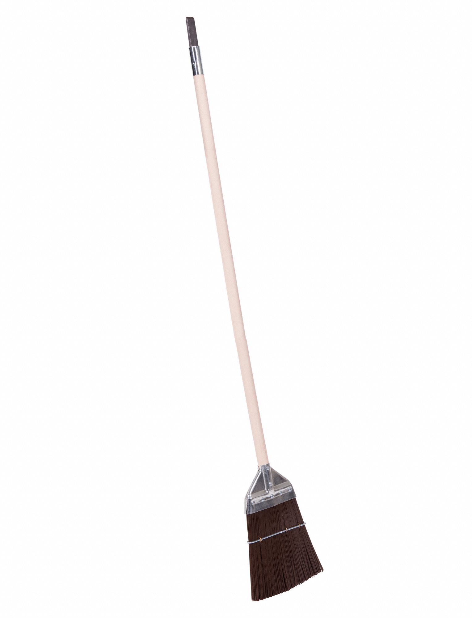 TRACK BROOM, HEAVY, BROWN, 9 1/2 IN FACE/42 IN HANDLE/1 1/8 DIA, SYNTHETIC/WOOD