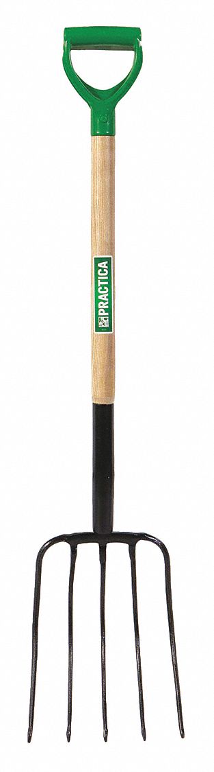 Short handle store pitchfork