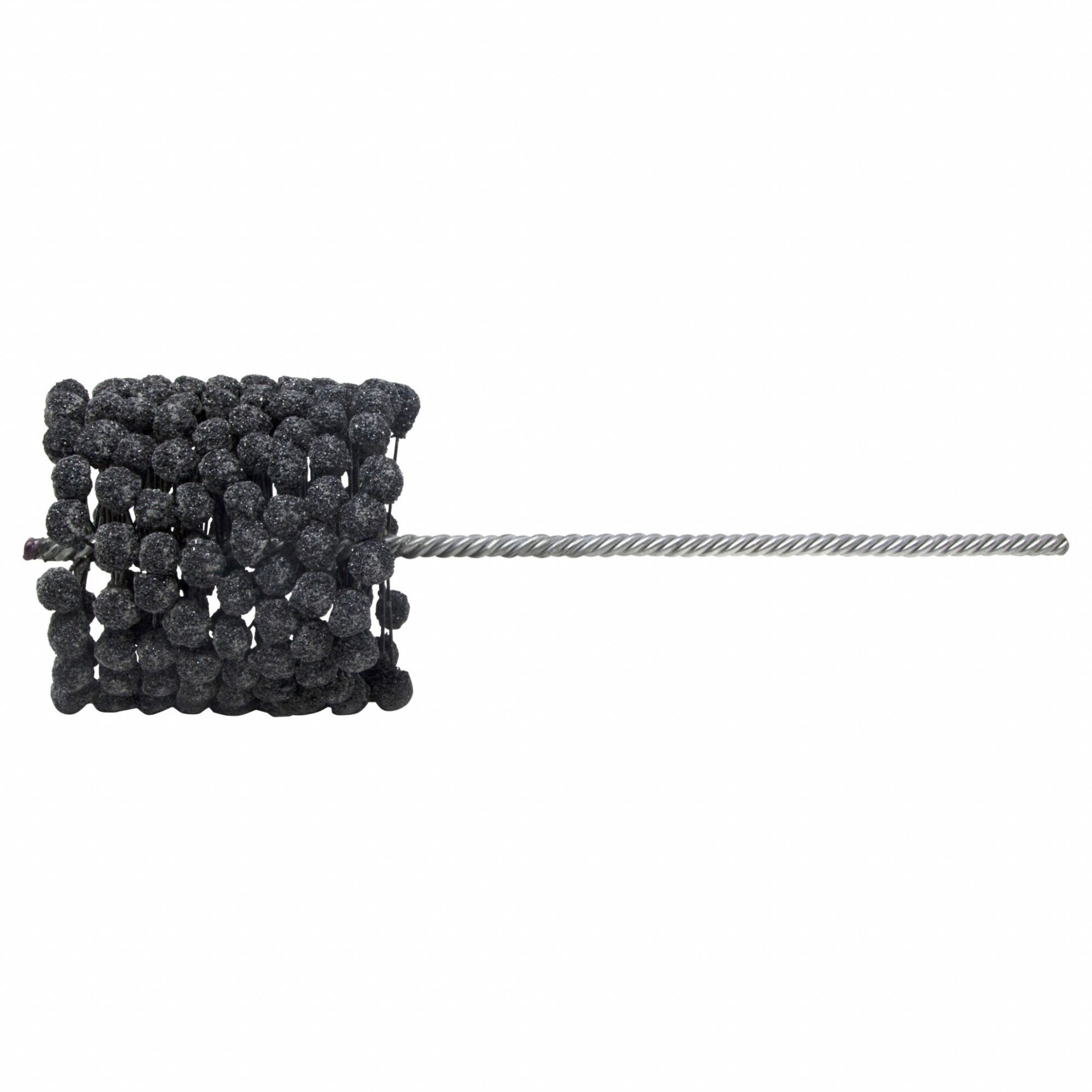 Flexible Cylinder Hone: For 3-3/4 in Bore, 3 1/2 in Hone Lg, Silicon Carbide, 40 Grit