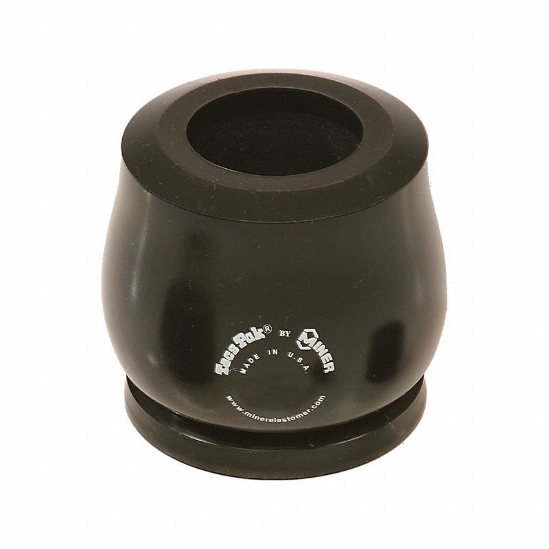 Bumper: 1 1/100 in Lng, 1.11 in O.D., 31/100 in Mounting Hole A Dia, Axial Bumper, 0.98 in Base Dia