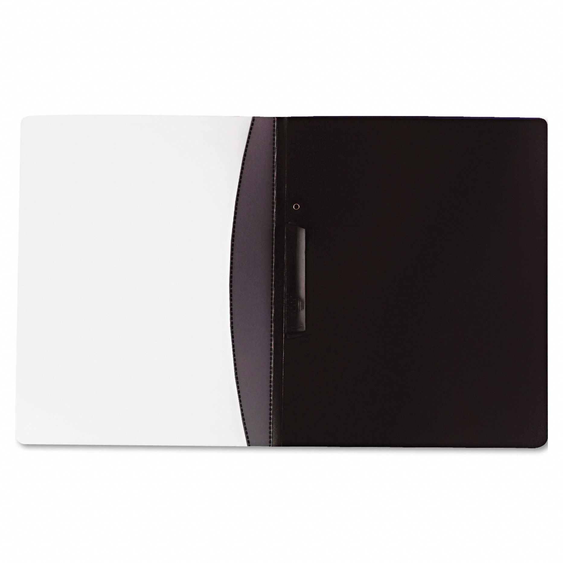 Report Cover, W/Hidden Swing Clip, Black