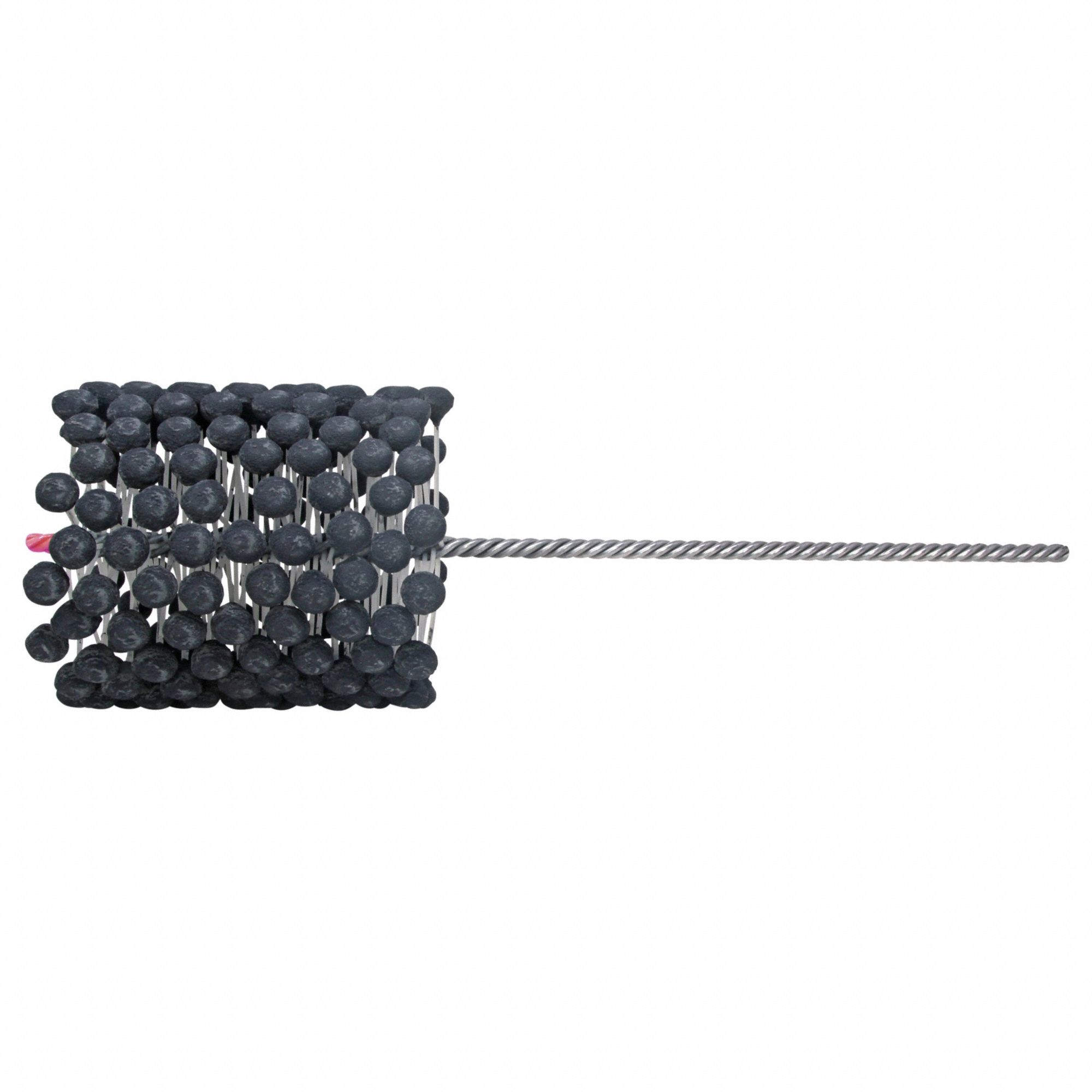 Flexible Cylinder Hone: For 5 in Bore, 6 in Hone Lg, Silicon Carbide, 600 Grit, 0.35 in