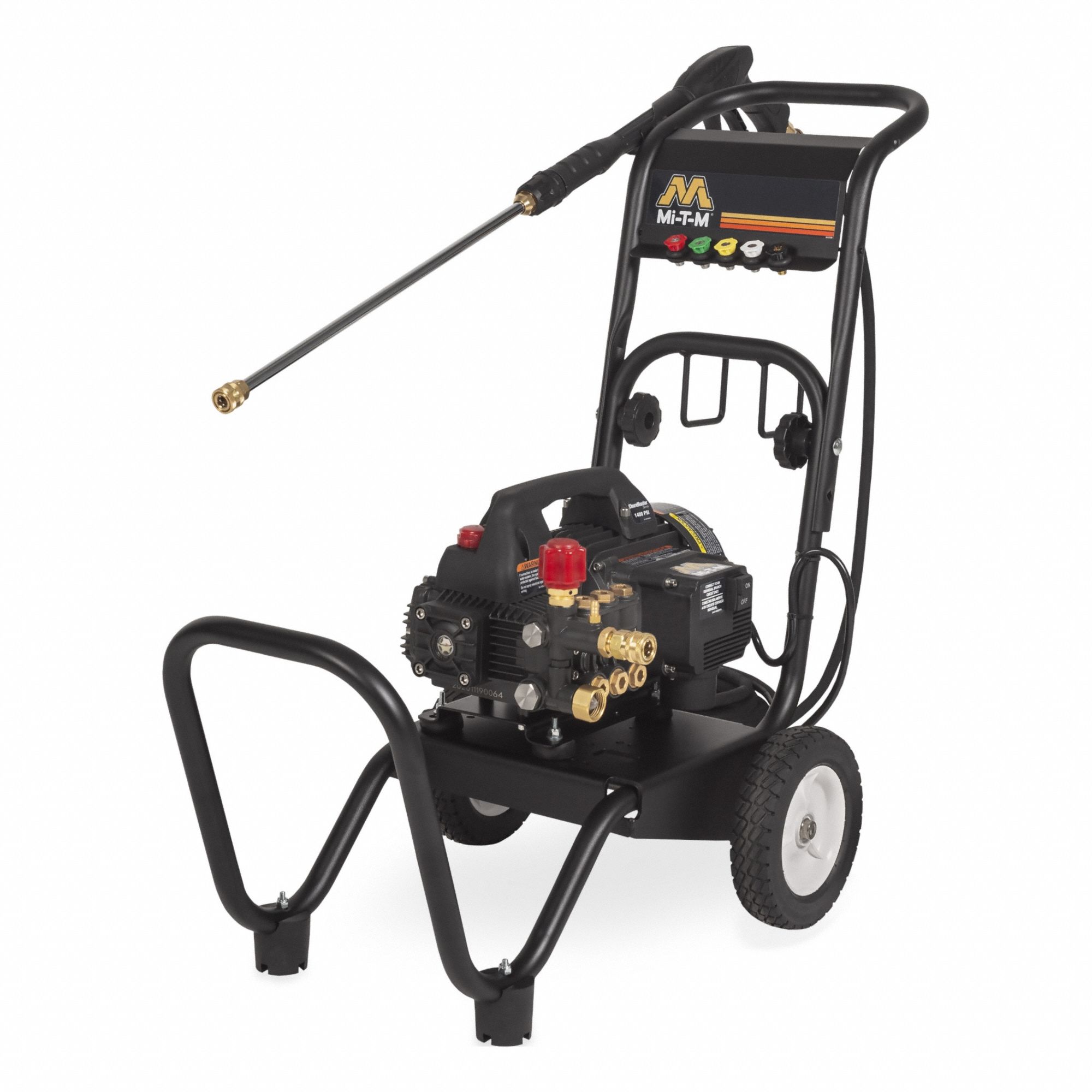 Electric Pressure Washer: Cart, 120 V – Single-Phase, 1, 400 psi, 1.5 gpm, 1 1/2 hp