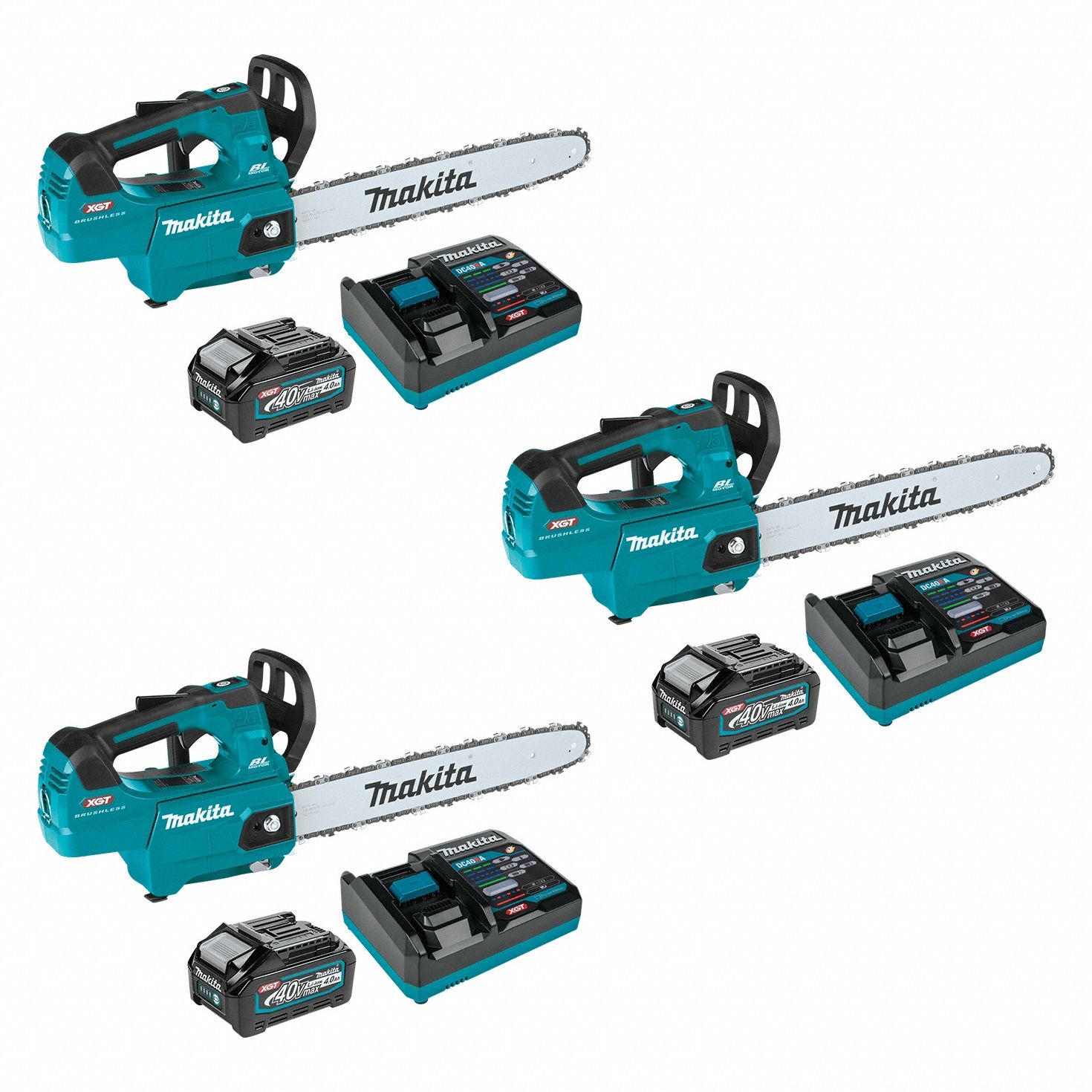 Xgt Brushless 16" Chain Saw Kit, 40V