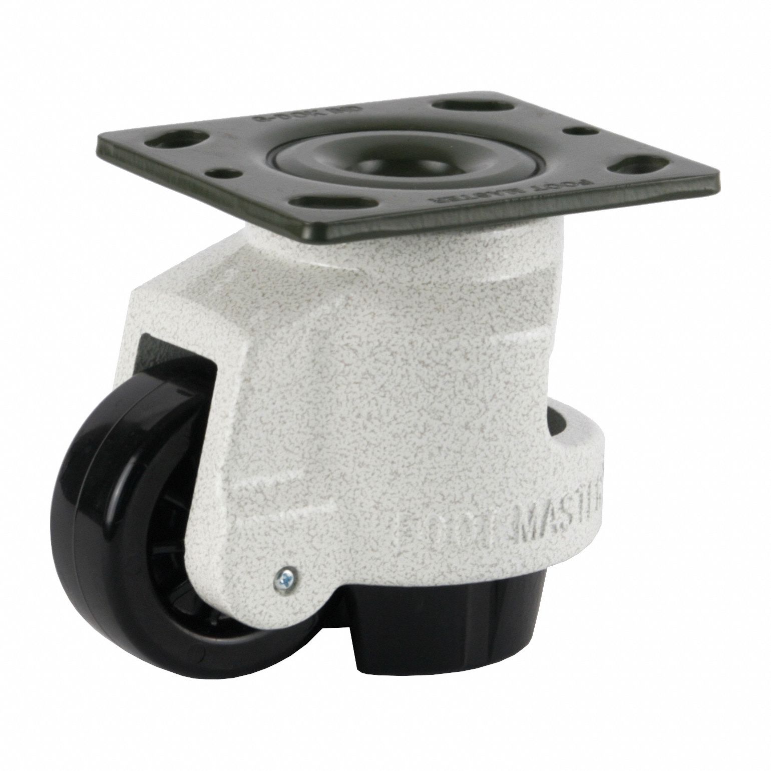 FOOT MASTER, 75 mm Wheel Dia., 2,205 lb, Leveling Plate Caster - 819TM1 ...