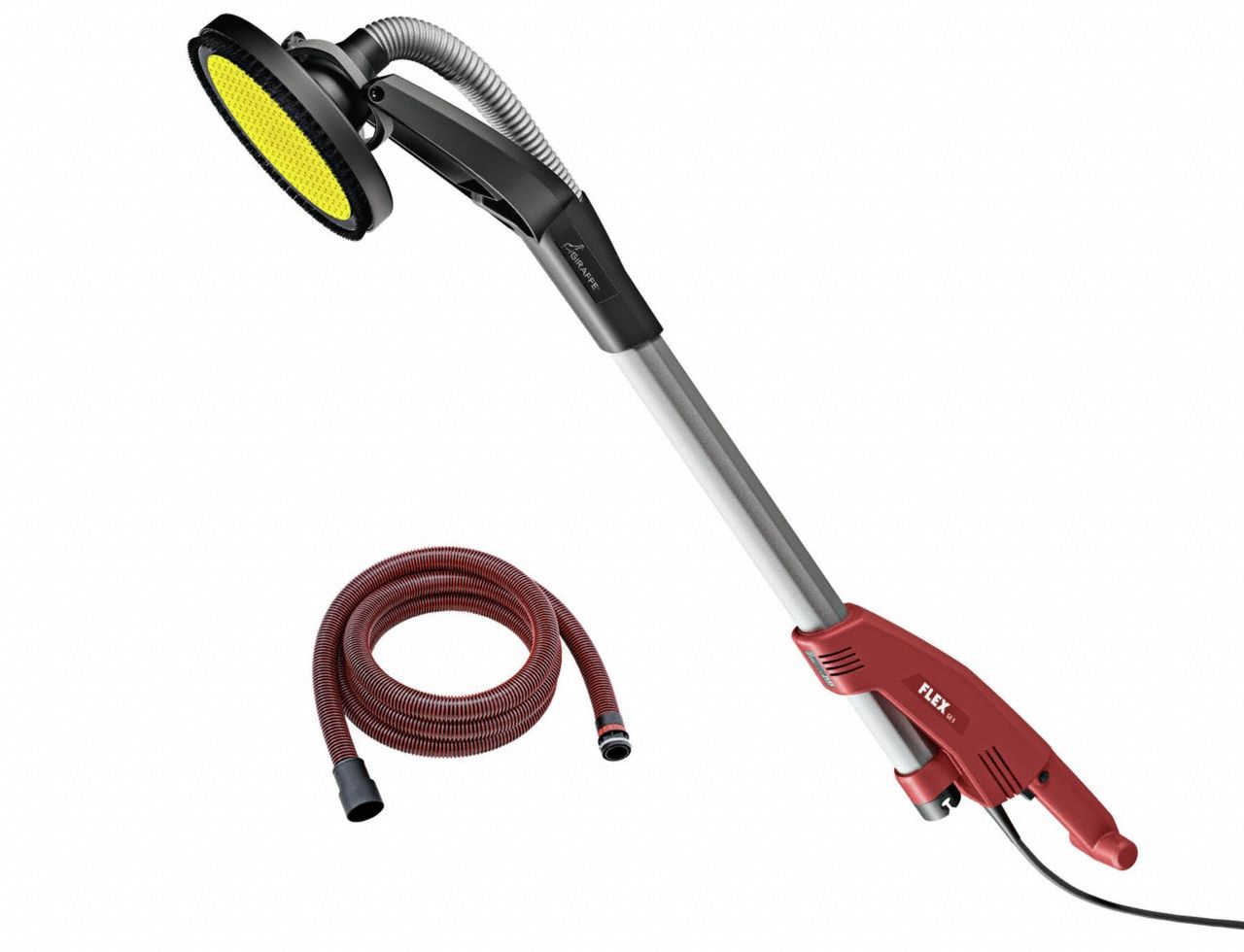 Corded Drywall Sander: Corded, Disc, 9 in, Hook and Loop, 59 in Tool Lg, 120 V