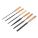 HAND FILE SET, AMERICAN PATTERN, 6-PIECE, NATURAL, 6 2/3 IN L, THREADS 9 PER IN