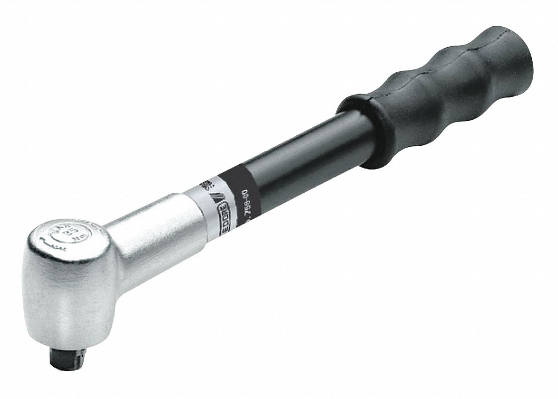 CLÉ DYNANOMÉT À CLIQUET,A CERTIFICAT D'ÉTALONNAGE,5 À 25 MN,5 ° ,DOUILLE DE 1/4 PO,9 1/4 PO,AC