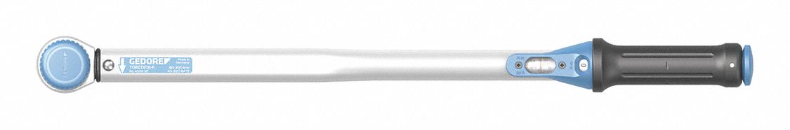 CLÉ DYNANOMÉT À CLIQUET,A CERTIFICAT D'ÉTALONNAGE,60 À 300 NM,DOUILLE DE 1/2 PO,23 54/64 PO,AC