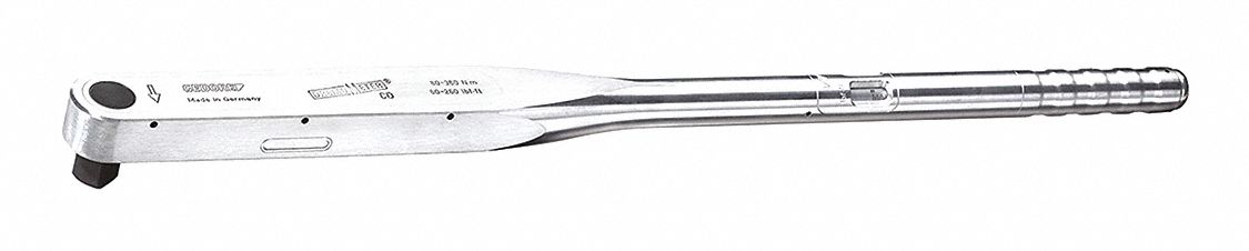 CLÉ DYNANOMÉT À TÊTE FIXE,A CERTIFICAT D'ÉTALONNAGE,80 À 360 NM,5 ° ,3/4 PO,32 7/8 PO,AL