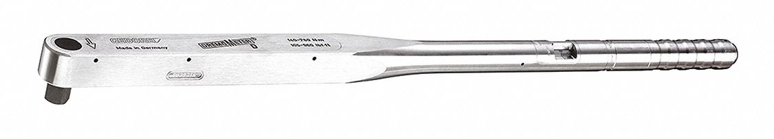 CLÉ DYNANOMÉT À TÊTE FIXE,CERTIFICAT D'ÉTALONNAGE,155 À 760 NM,5 ° ,DOUILLE DE 3/4 PO,36 27/64 PO,AL