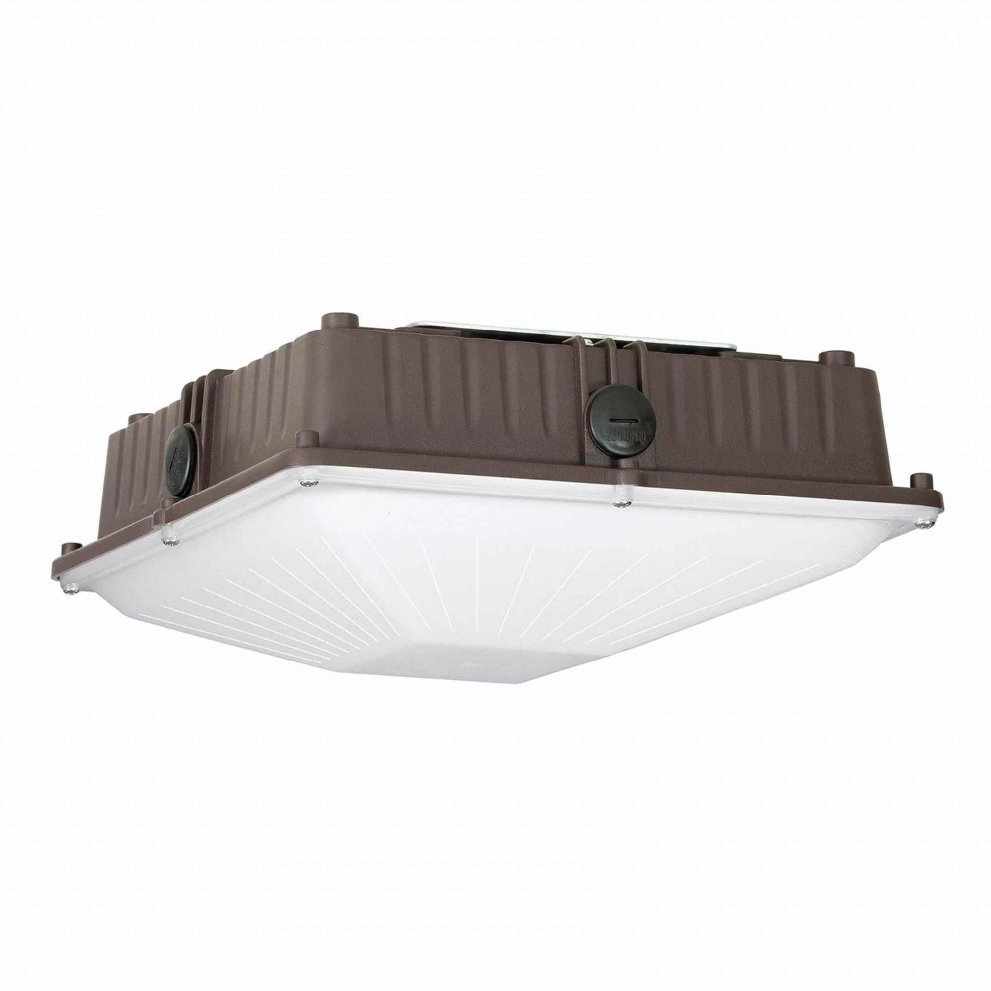 LED CANOPY LUMINAIRE,60 W,BRONZE,TYPE V