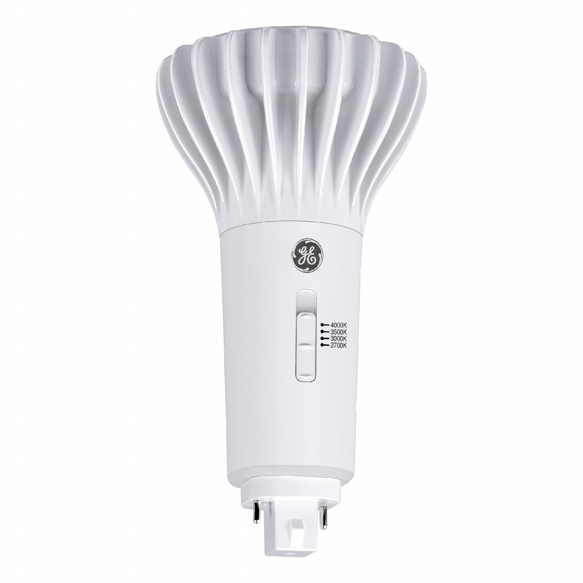 Ballast Bypass LED: Type B, 2-Pin (G24d), PL Vertical, LED, 2700K/3000K/3500K/4000K