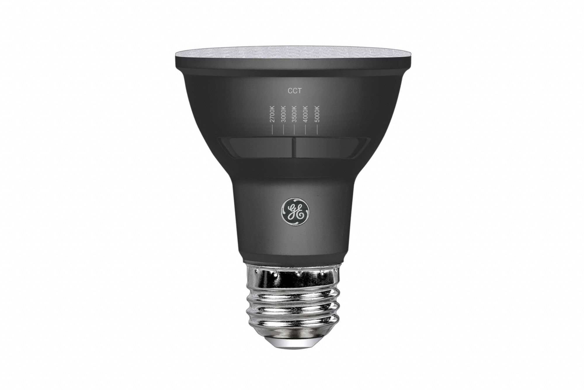 GE LAMPS LED: Medium Screw (E26), LED, PAR20, 5.5 W Watt, 50 W Incandescent Watt Equivalency, Clear (MPN LED5DP20B/9SC/BC). Key specifications — attr233510: PAR20; attr233525: 120 V AC; attr233549: Clear; attr518949: 5000K; attr239859: GE LAMPS.