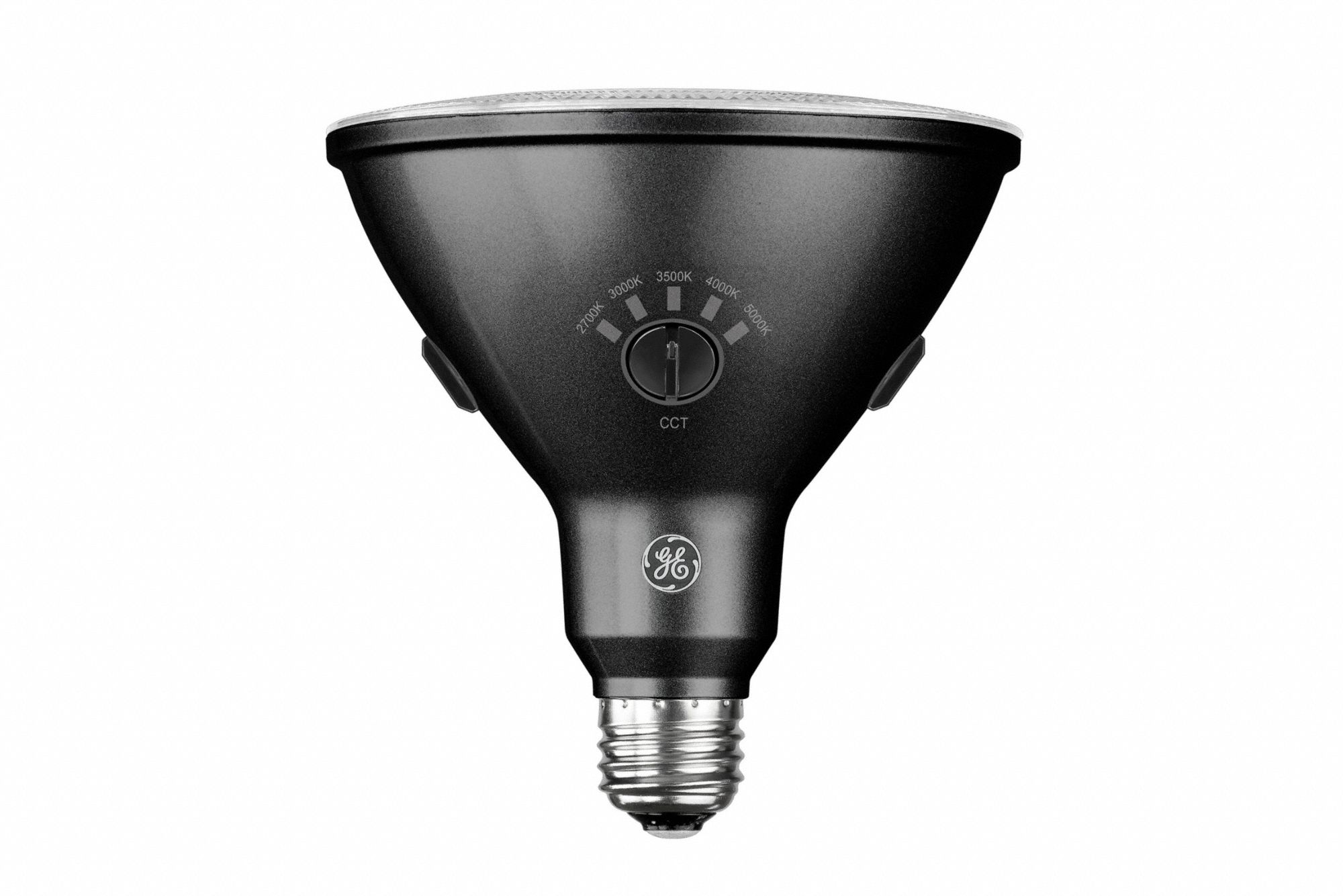 GE LAMPS LED: Medium Screw (E26), LED, (PAR) Parabolic Aluminized Reflector, PAR38, Clear, 120 V AC (MPN LED/LC/DP38B/9SC/BC). Key specifications — attr233510: PAR38; attr233525: 120 V AC; attr233549: Clear; attr518949: 3500K; attr239859: GE LAMPS.